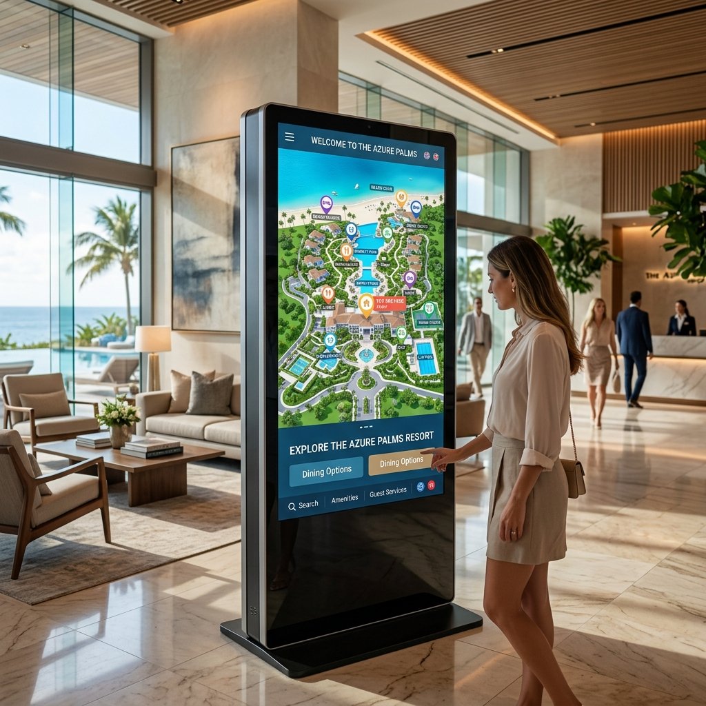 EasyMap Interactive Wayfinding Kiosk